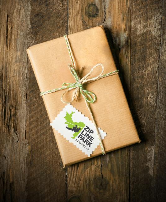 Zipline-Gutschein als Geschenk